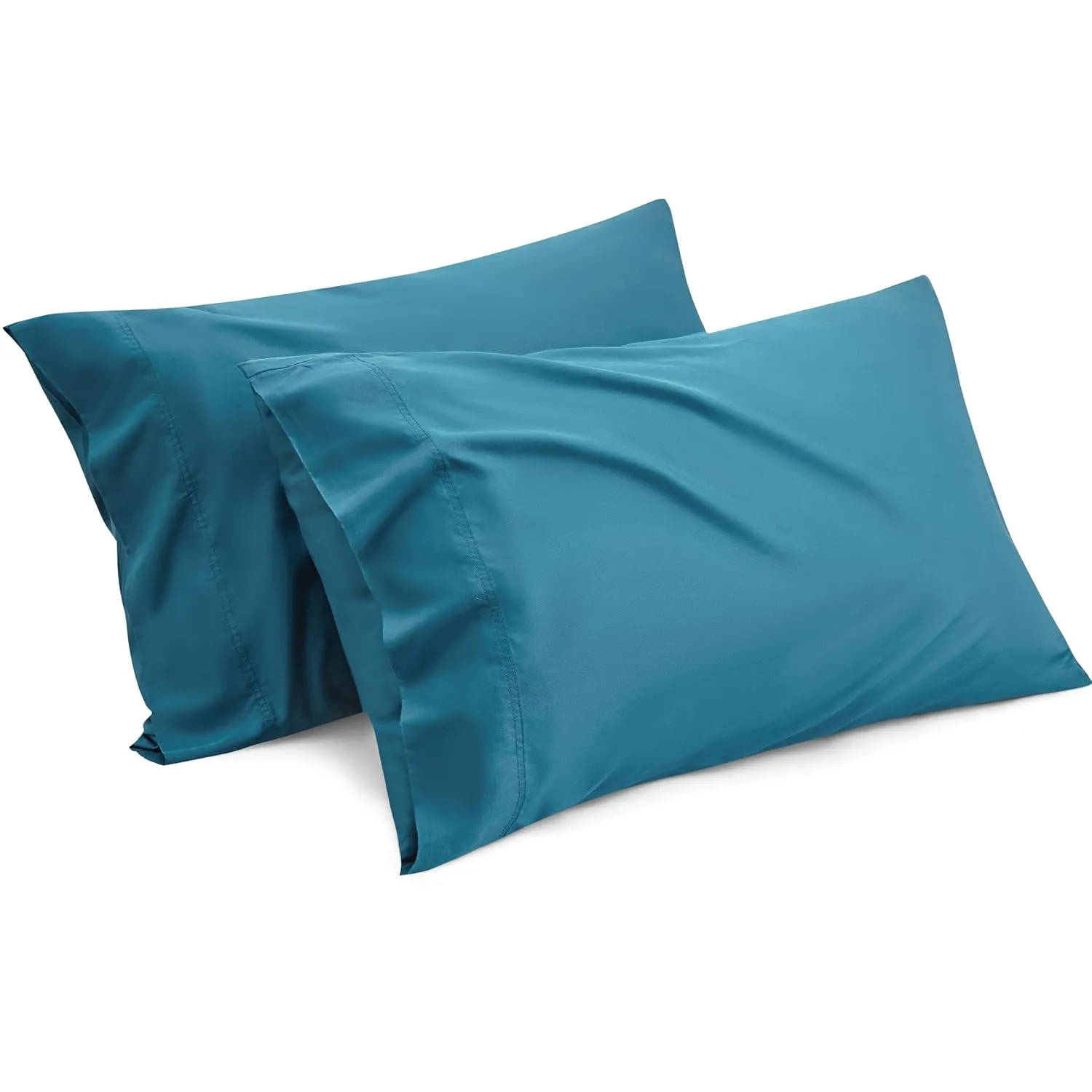 100% Viscose From Bamboo Pillow Cases Standard Size - Teal Cooling Pillow Case