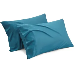 100% Viscose From Bamboo Pillow Cases Standard Size - Teal Cooling Pillow Case