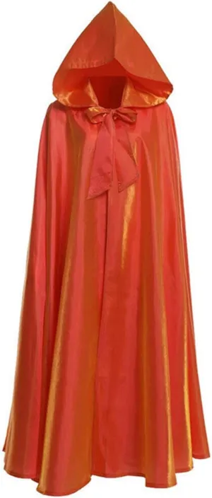 Adult Unisex Cosplay Robe Cloak Lightweight Overcoat Halloween Christmas Hooded Cloak Costumes Party Cape