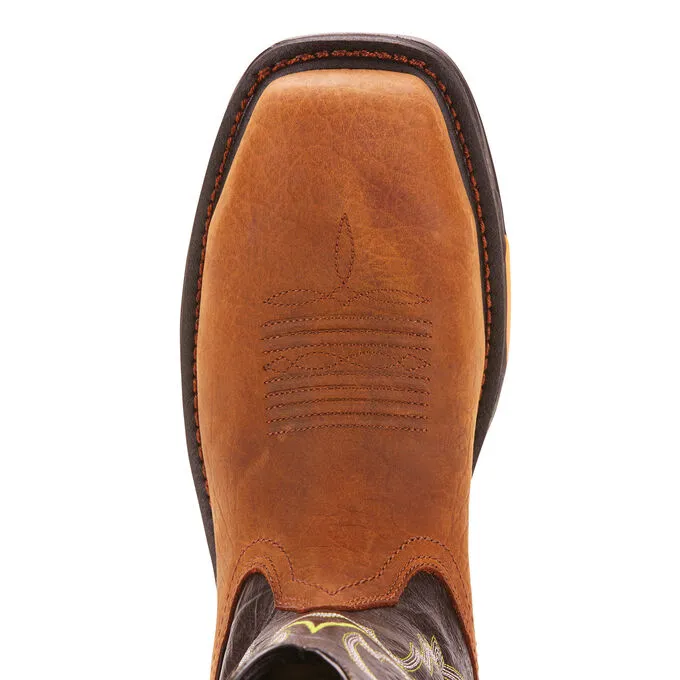 Ariat Men's 11" Workhog XT Waterproof Composite Toe Work Boot - Tumbled Bark/Dark Forest 10024966