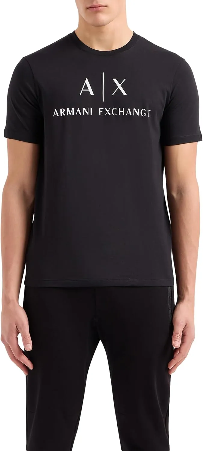 Armani Exchange Men's Classic Crew Logo Tee T Shirt