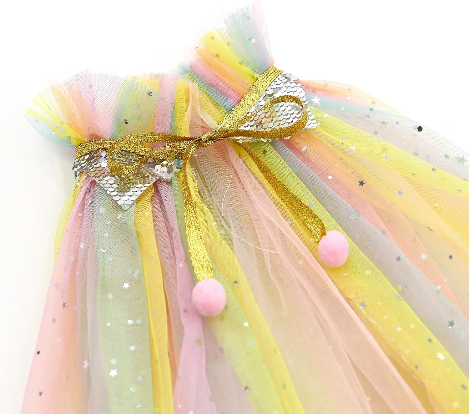 Avady Light Up Princess Cape Set Toys Princess Dress Up Clothes for Little Girls Halloween Christmas Birthday Gift