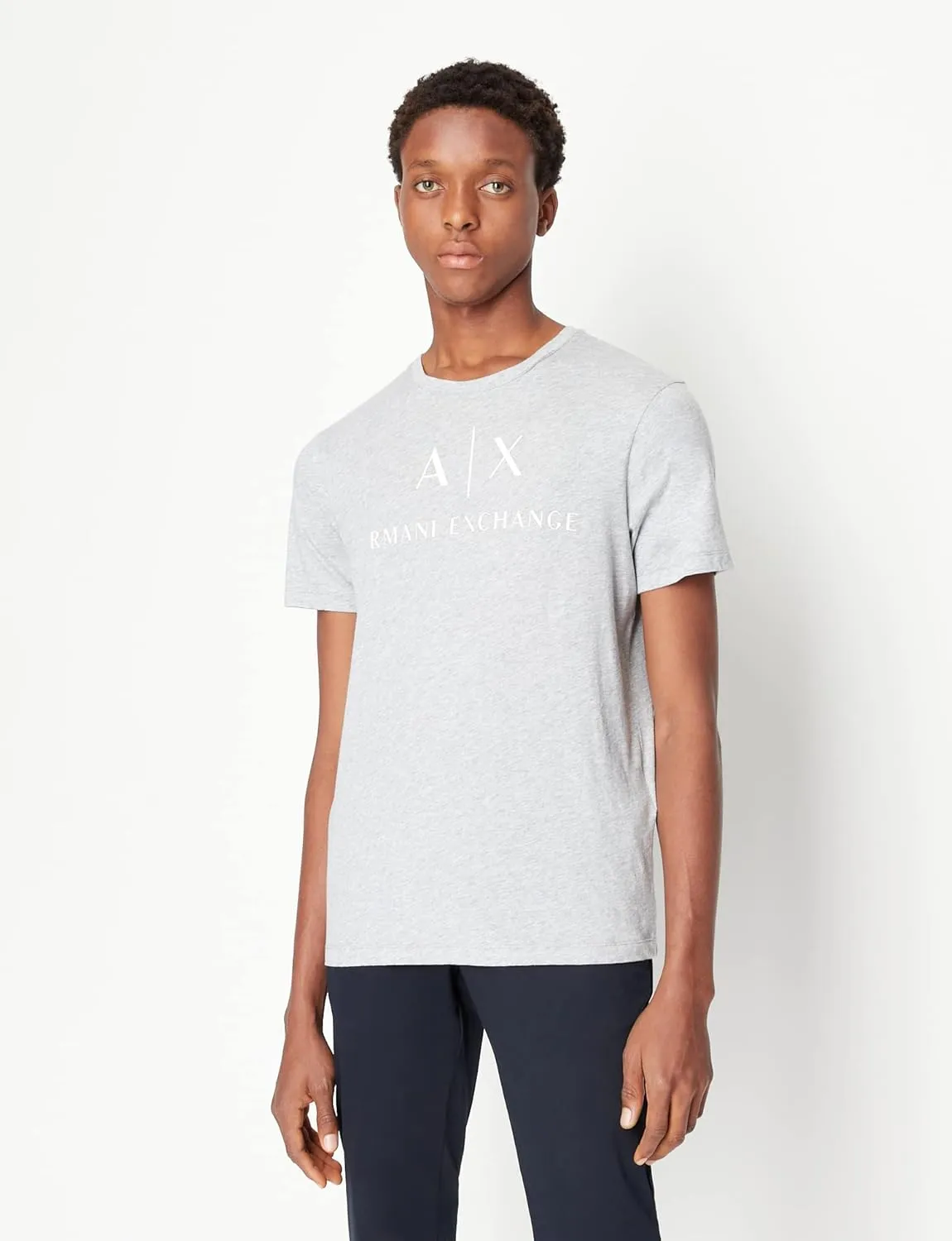 AX Armani Exchange Men's Crew Neck Logo Tee