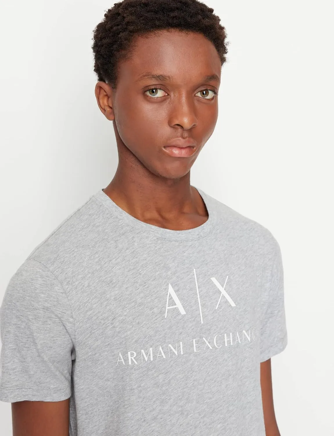 AX Armani Exchange Men's Crew Neck Logo Tee