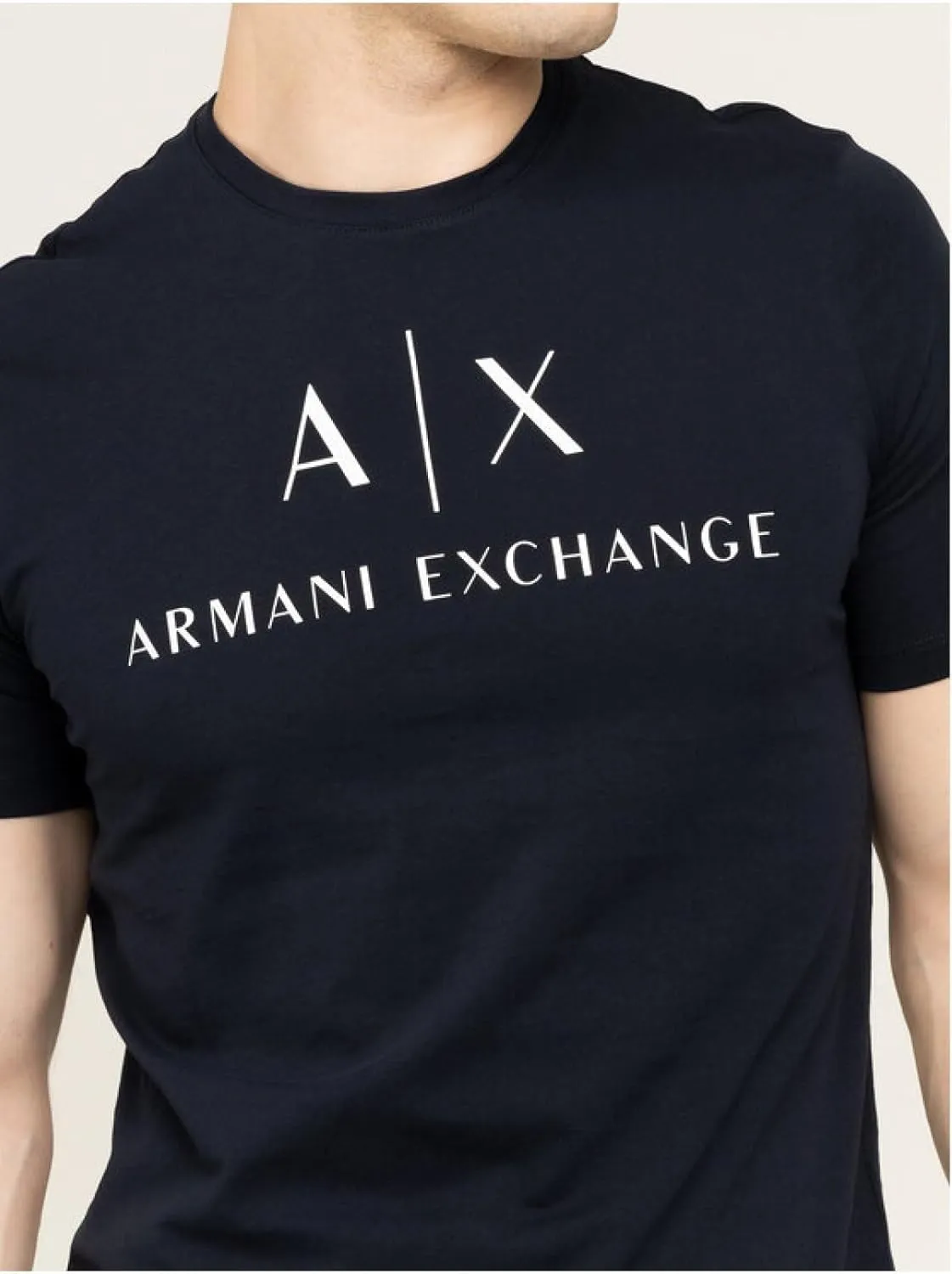 AX Armani Exchange Men's Crew Neck Logo Tee