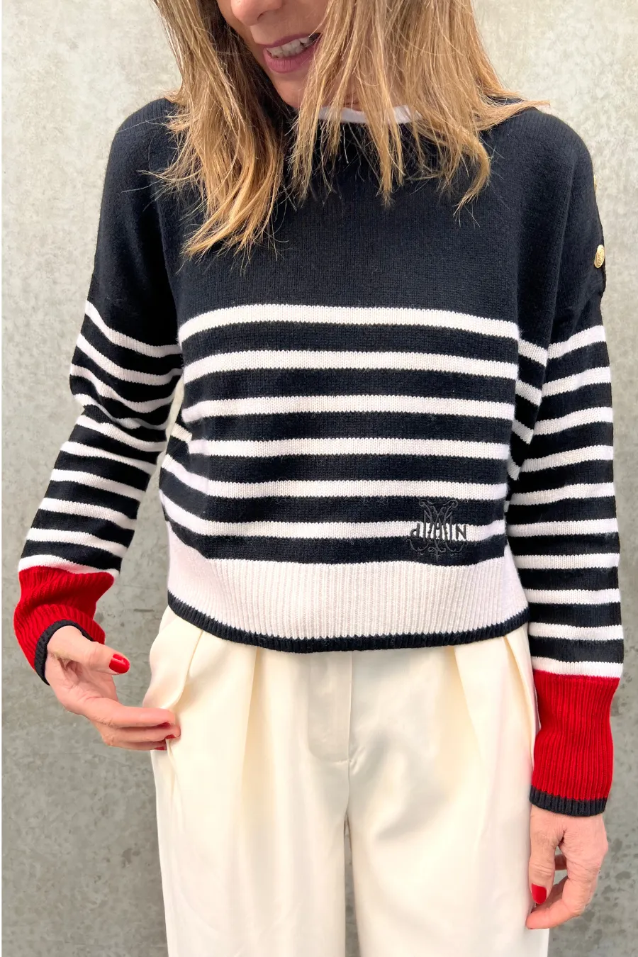 Baby Solal Jumper Noir Mix