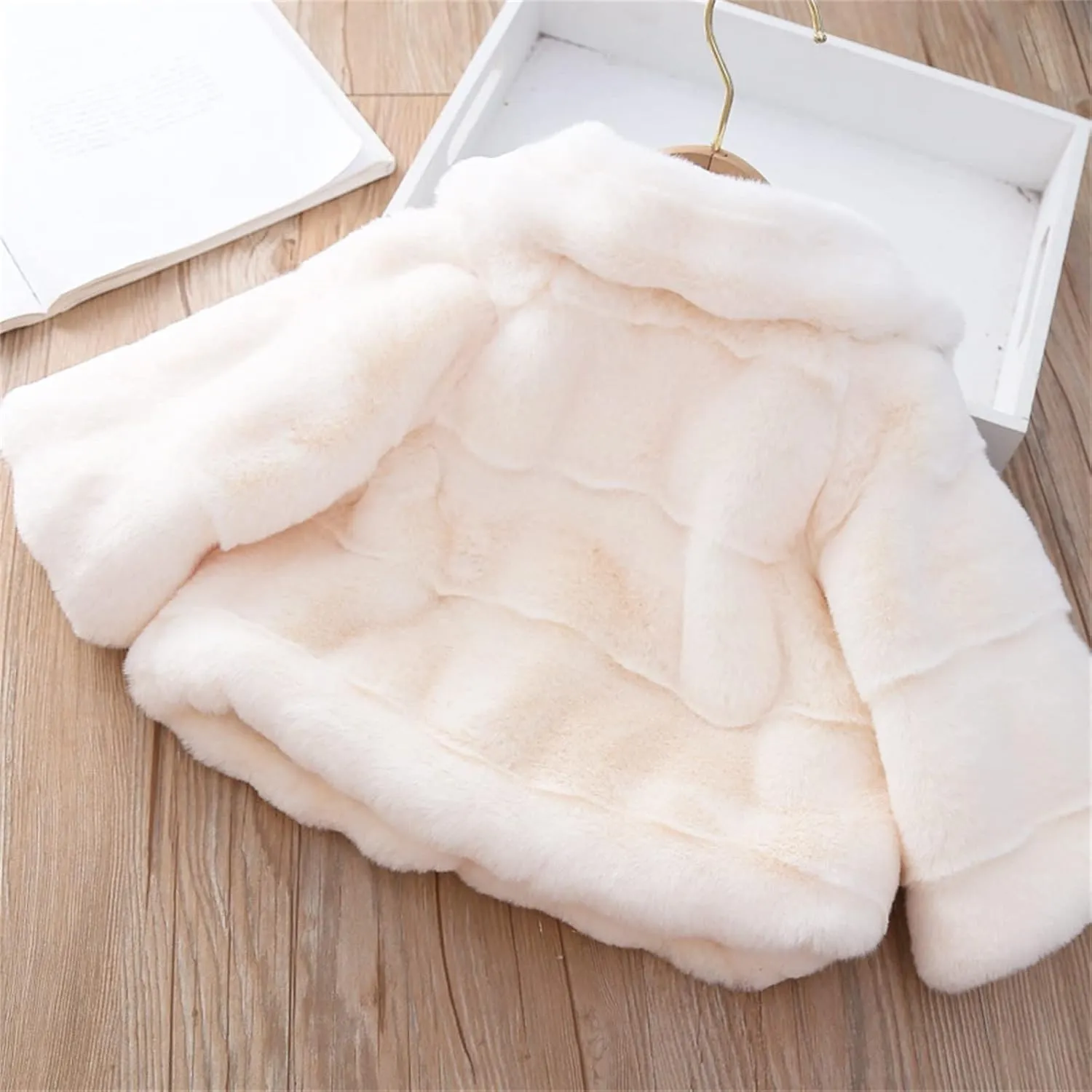 Baby Winter Clothes Kids Furry Cape Cloak Jacket Fleece Cloak Coat Toddler Baby Girl Coats Winter Warm Shawl Poncho
