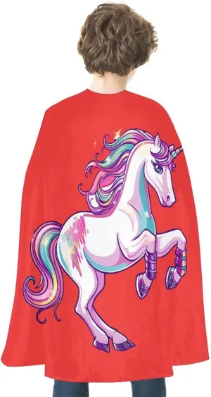 Beautiful Uni-corn-horse Halloween Cape Christmas Cloak Cosplay Costume Party Cape for Women Men