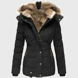 Belen - Warm Winter Coat with Fur Lining