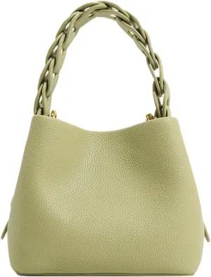 Bohemian Woven Bucket Bag, Mini Crossbody Purse for Women, Fashionable Straw Shoulder Handbag, Cute Small Tote & Clutch