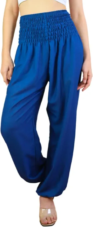 Boho Pants | Harem Pants Women with Pockets | Soft & Breathable Flowy Pajamas | Soft Yoga Pants| Hippie Clothes for Women
