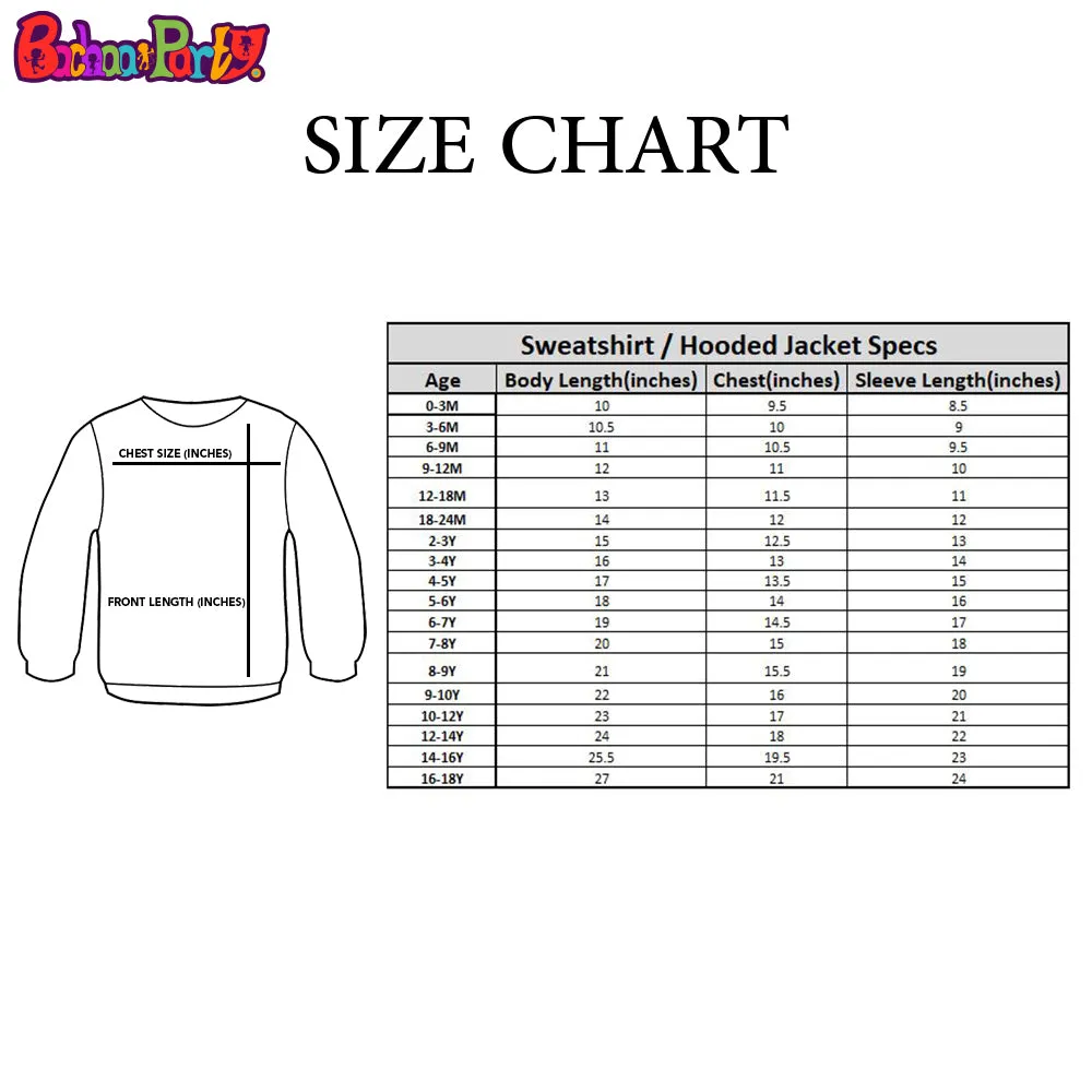 Boys Sweatshirt Cartoon Print- Jet Black