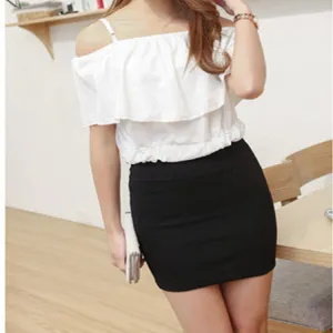 Candy Colors Sexy Hip Flattering Stretchable High Waist Plus Size Street Style Pencil Skirt