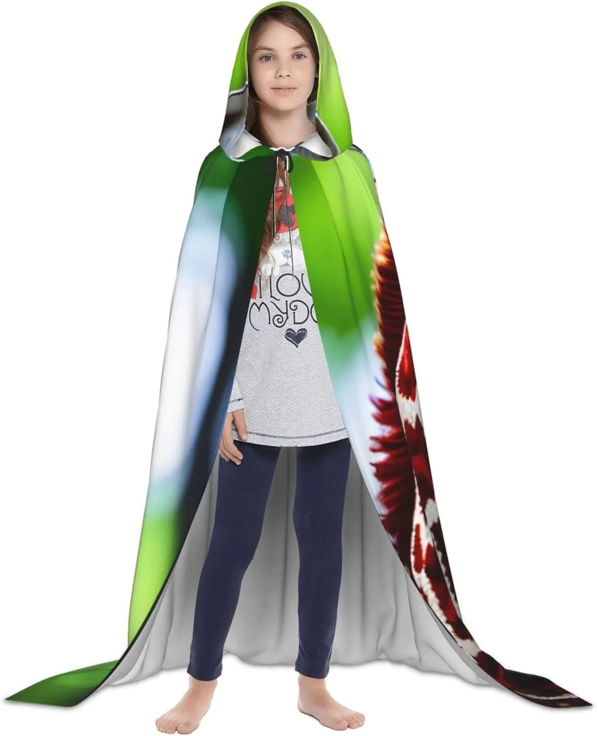 Cartoon Giraffe Cape Cloak With Hood Witch Cape Hooded Cloak Halloween Costumes Cosplay For Carnivals Party