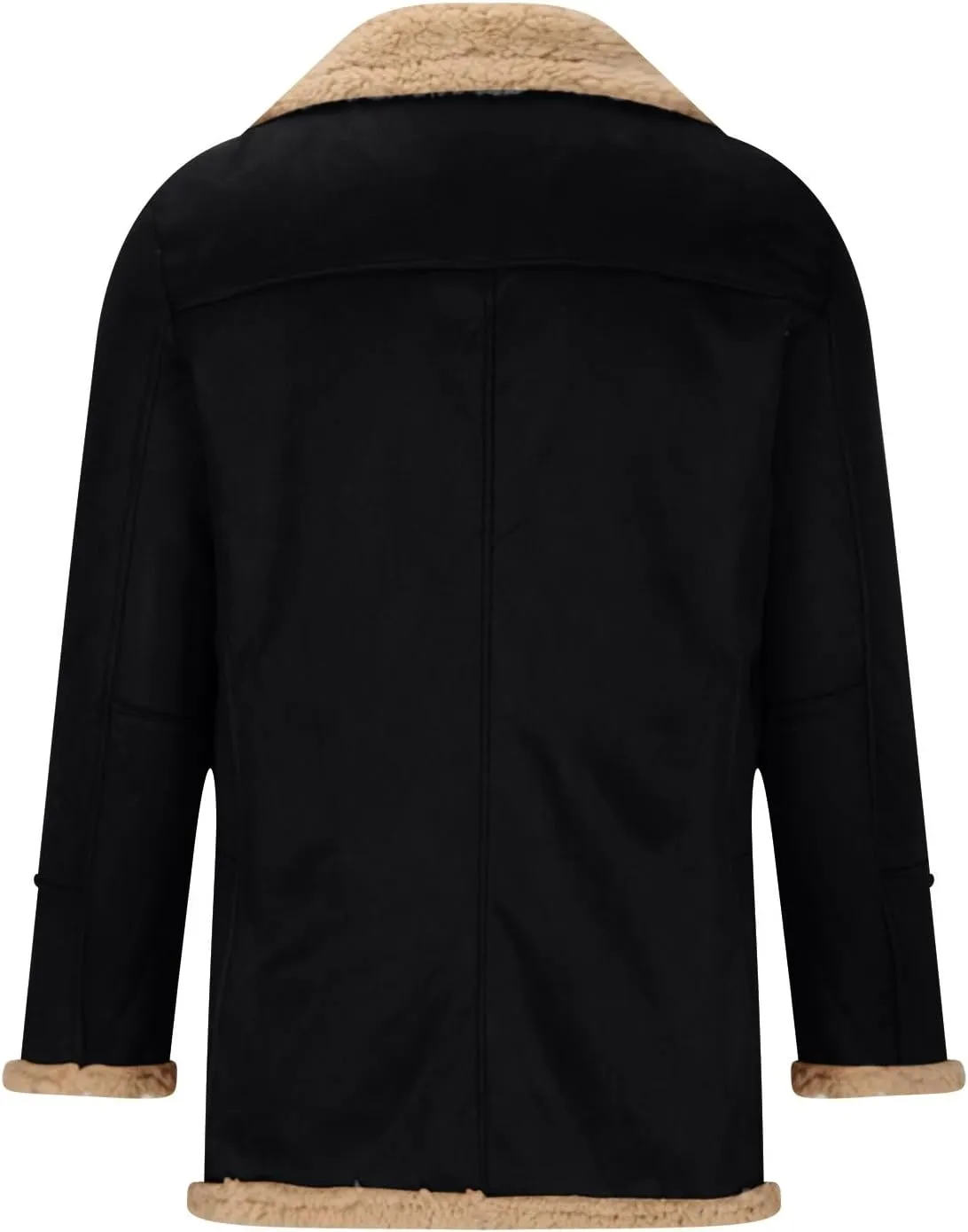 Coats for Men Cotton padded Jacket Lapel Collar Knitted Button Sweater Coat Casual Men's Thicken Warm Winter Coats