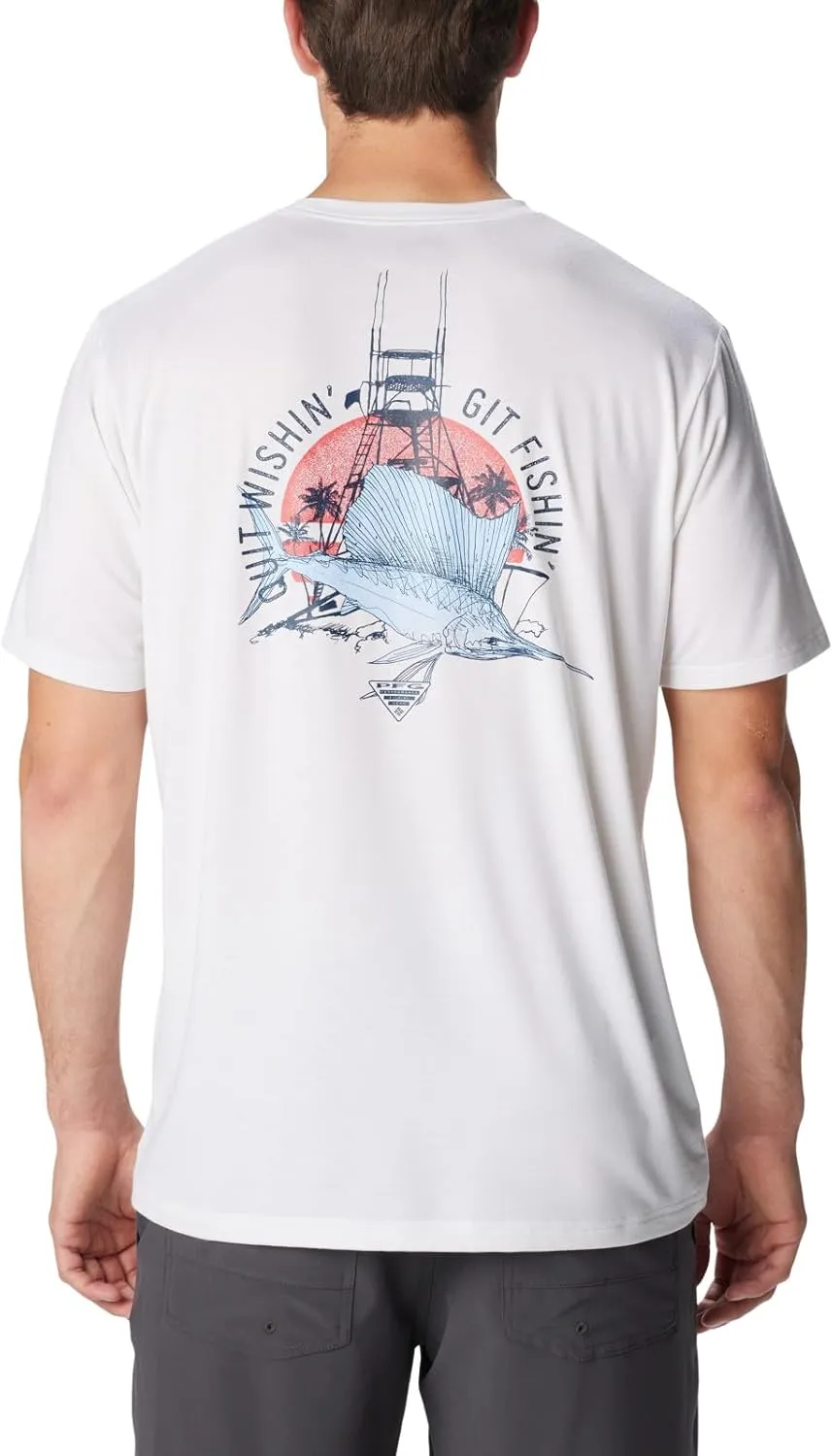 Columbia Men's PFG Sail Tower Tech Tee Short Sleeve
