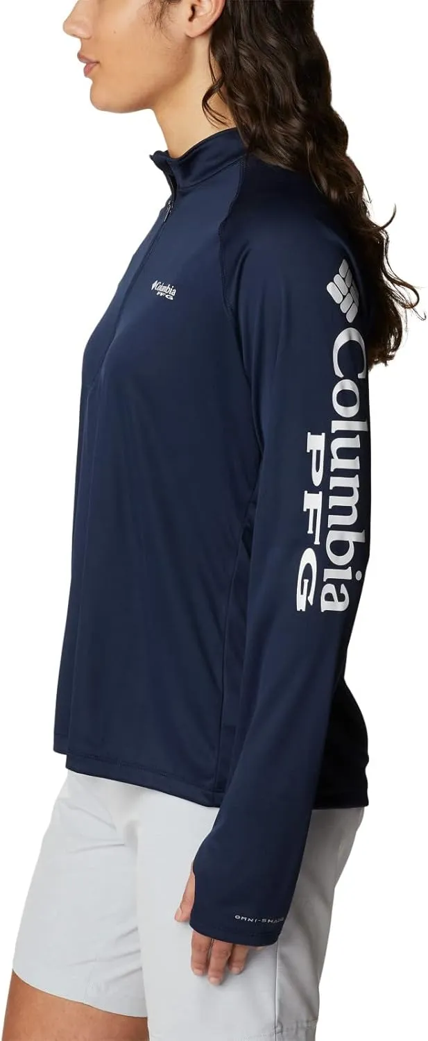 Columbia Women's PFG Tidal Tee 1/4 Zip