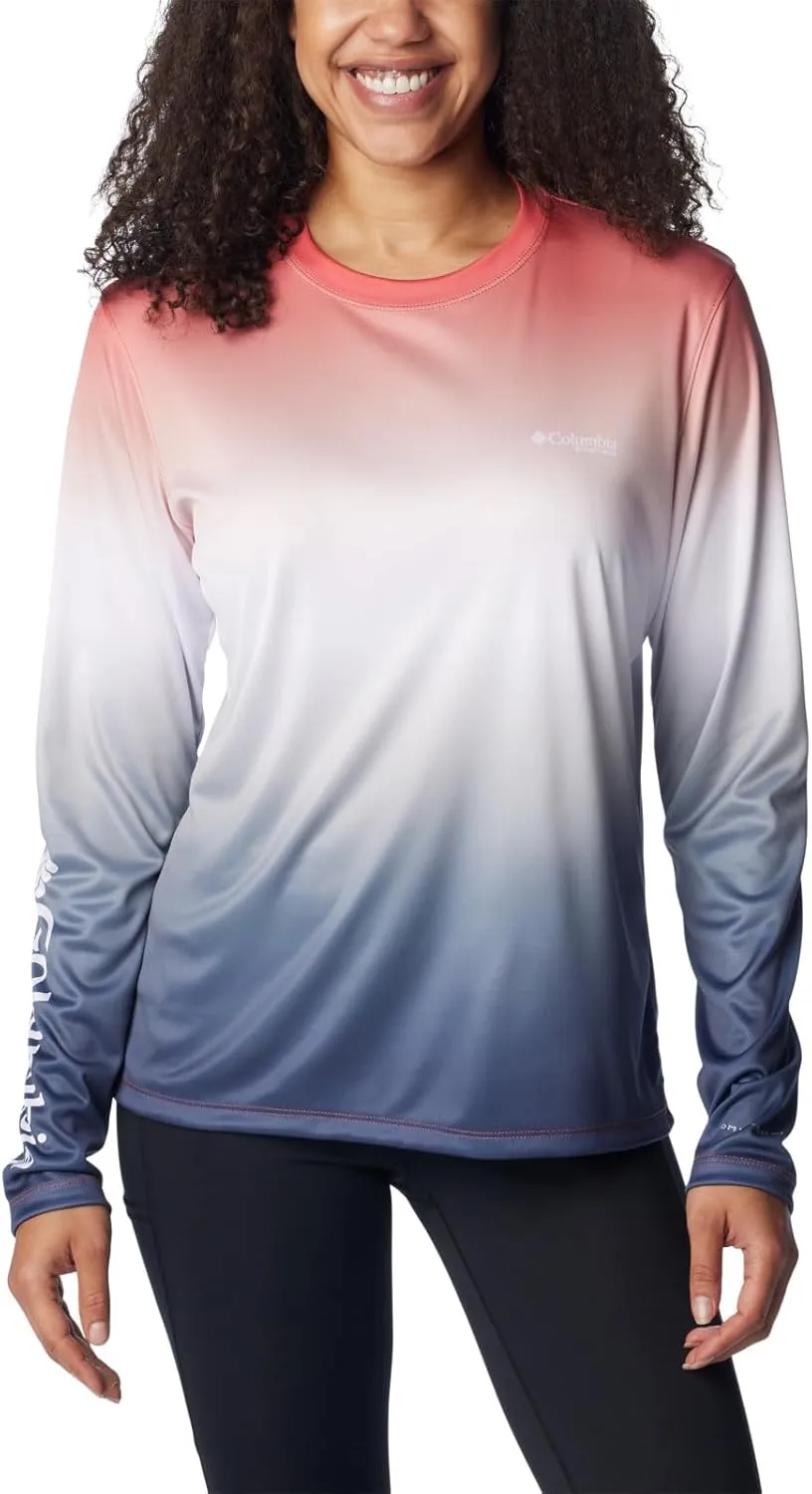 Columbia Women's Standard Tidal Tee PFG Palm Rise