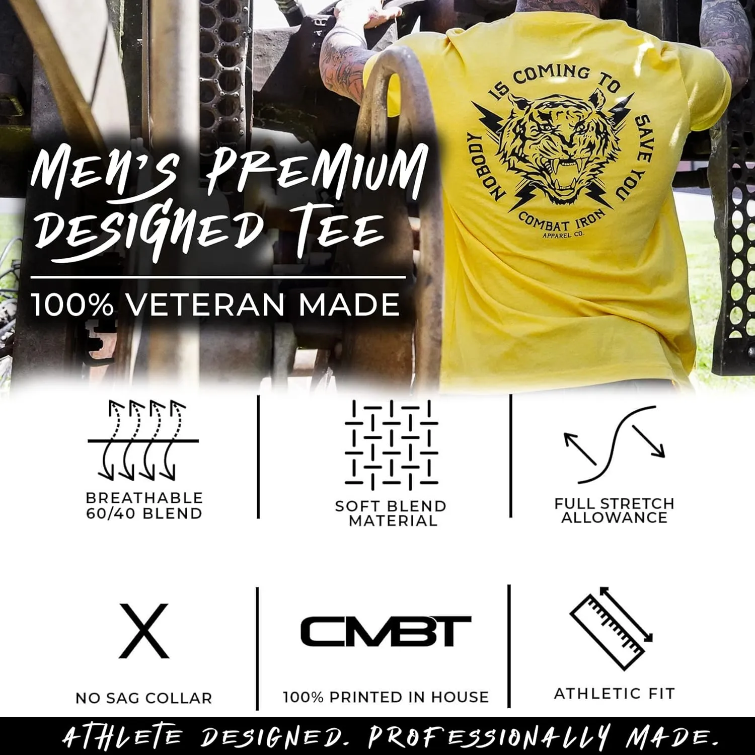 Combat Iron Men's Graphic Tees | Lil Gents Making Dents Men's Club | Mens Graphic T-Shirts