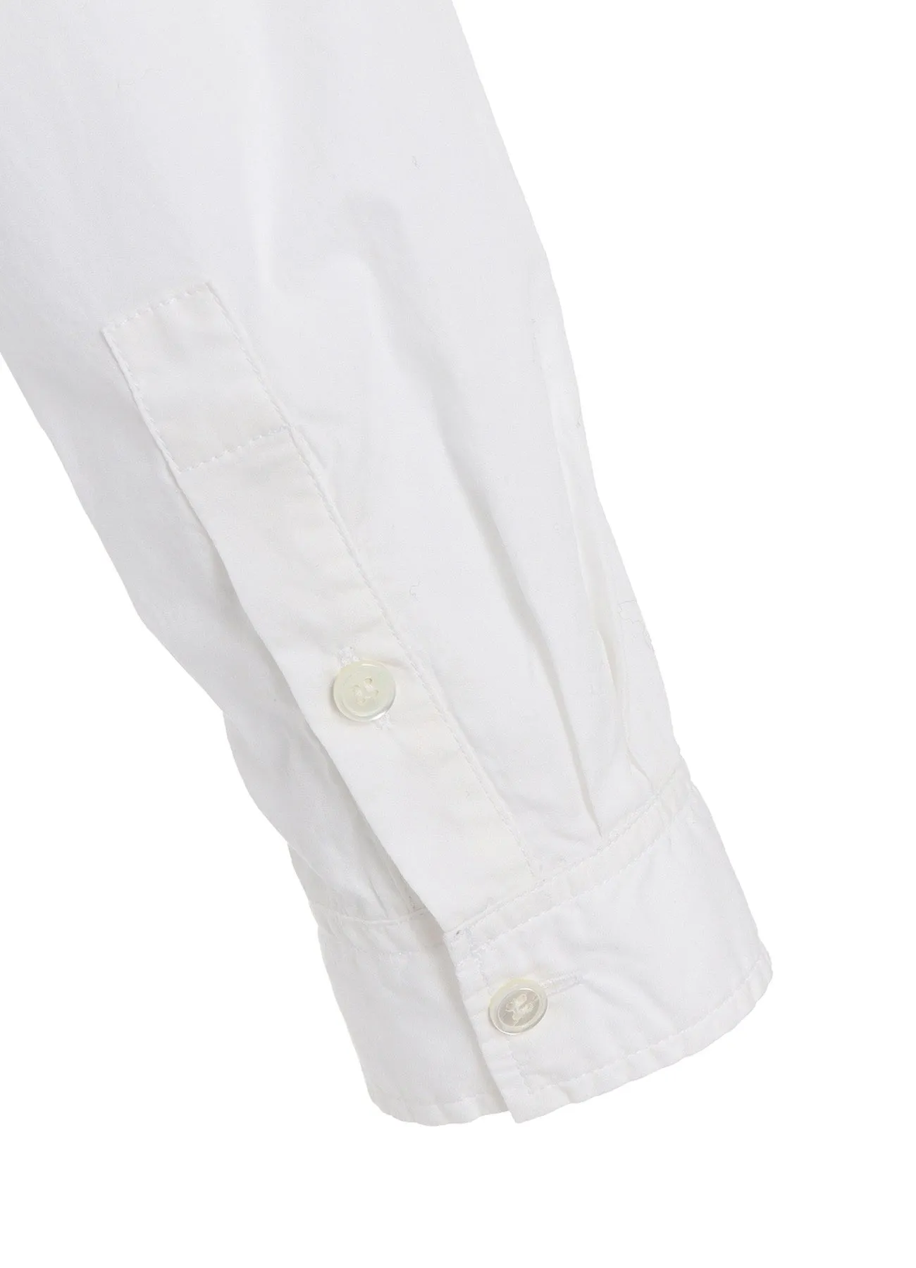 COTTON BROAD    STRIPE  SWITCHING LONG SLEEVE SHIRTS