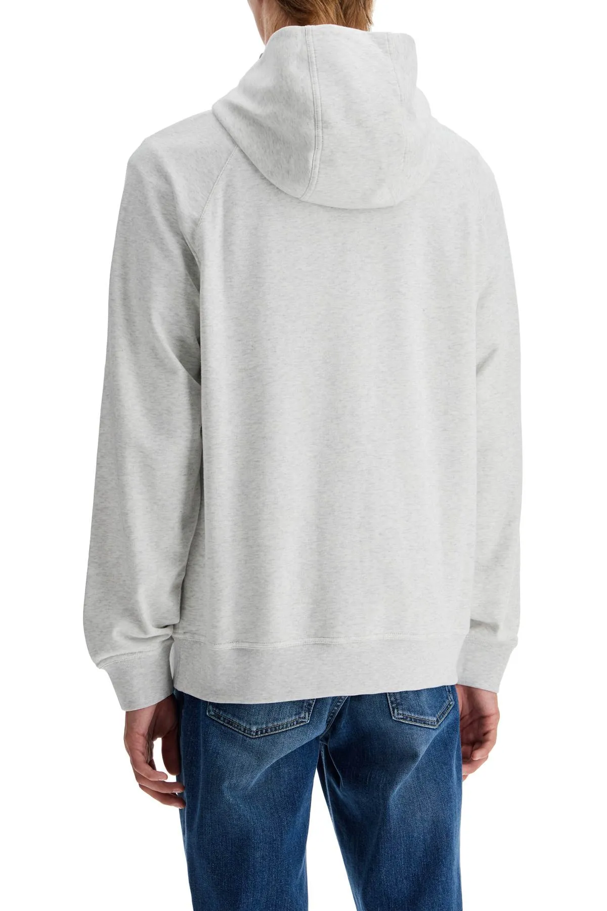 cotton techno hoodie with hood.