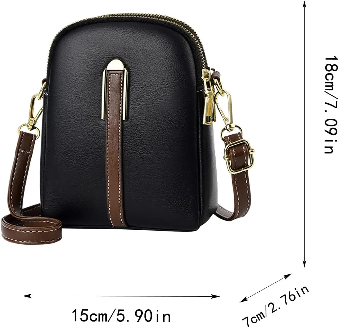 Crossbody Purses New Business Commuteuse Messenger Bag Casual Versatile Adjustable Strap Shoulder (Orange, One Size)