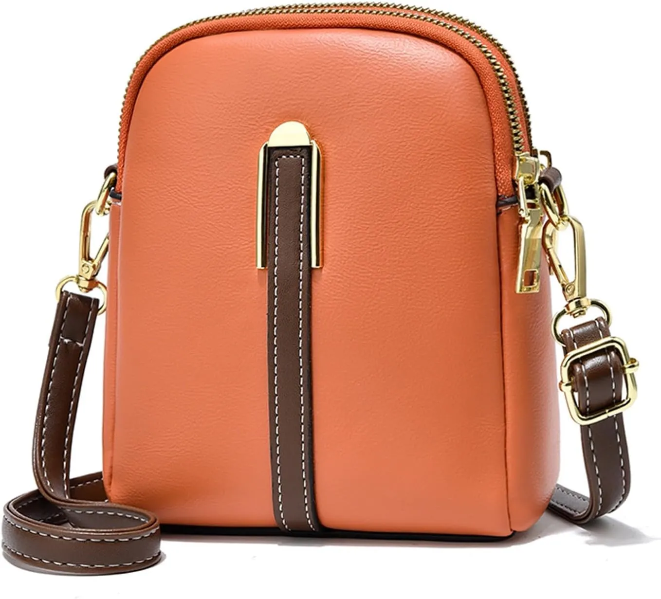 Crossbody Purses New Business Commuteuse Messenger Bag Casual Versatile Adjustable Strap Shoulder (Orange, One Size)