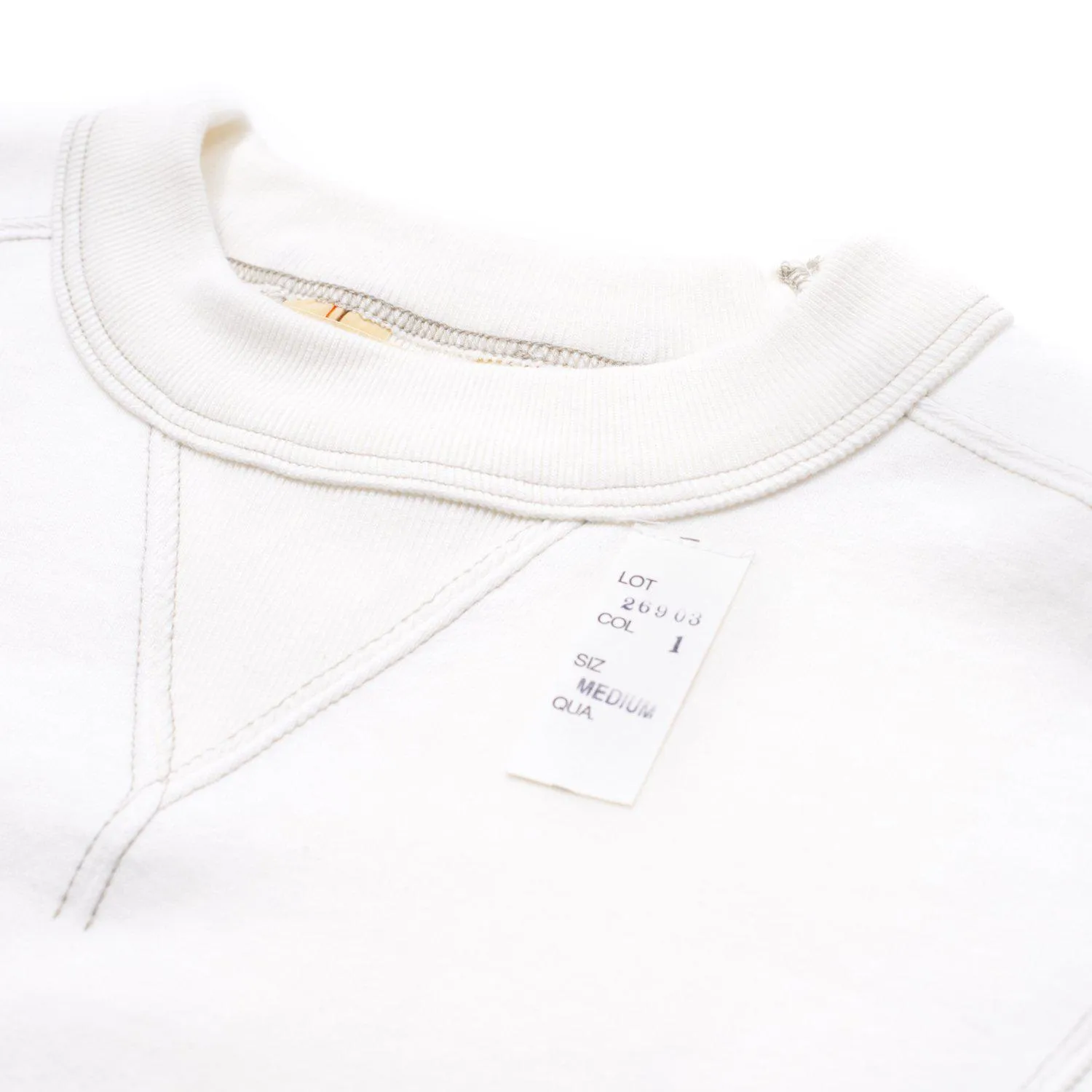 Cushman Lot. 26903 Freedom Sleeve Sweatshirt White