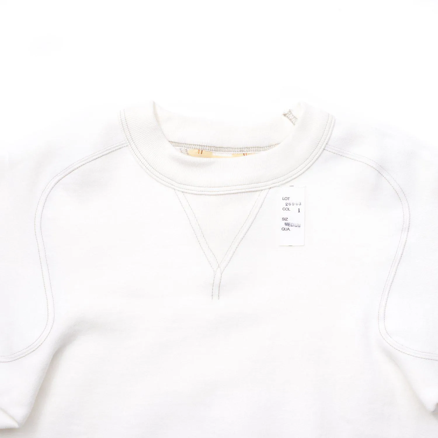 Cushman Lot. 26903 Freedom Sleeve Sweatshirt White