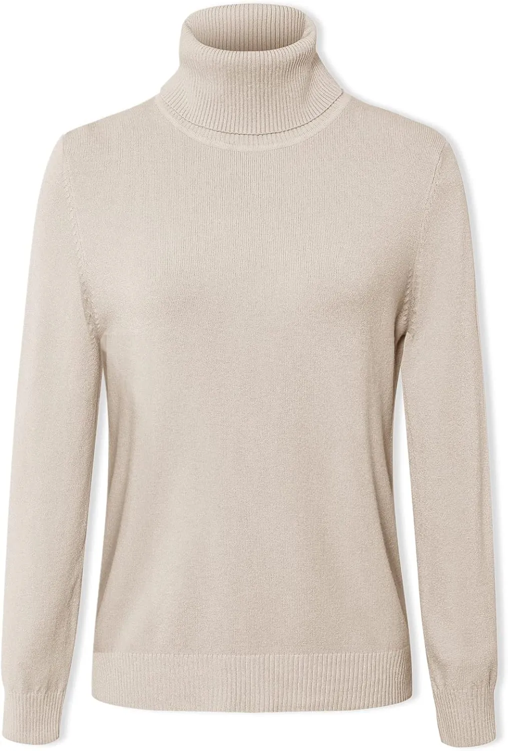 DAIMIDY Women's Long-Sleeve Turtleneck Sweater