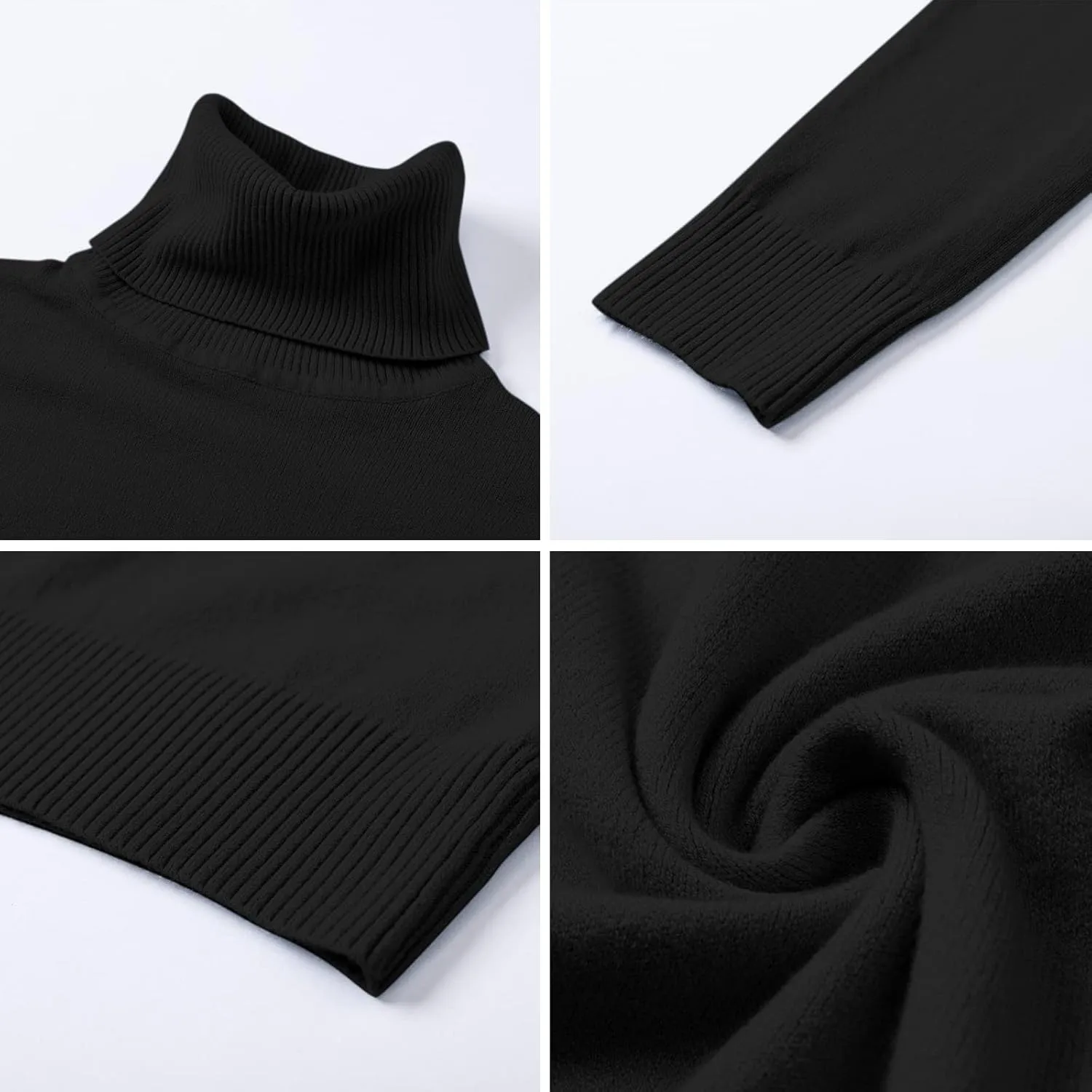 DAIMIDY Women's Long-Sleeve Turtleneck Sweater