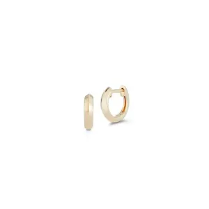 Dana Rebecca Designs Reese Brooklyn Knife-Edge Mini Huggies - Yellow Gold