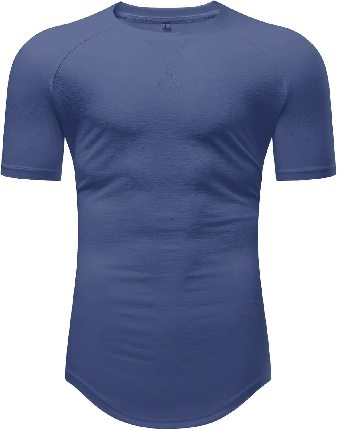 DEOLAX Mens T Shirt Fashion Muscle Crew Neck Mens Tee Shirts Short Sleeve Casual Classic Dry Fit Mens Athletic Tee Shirts