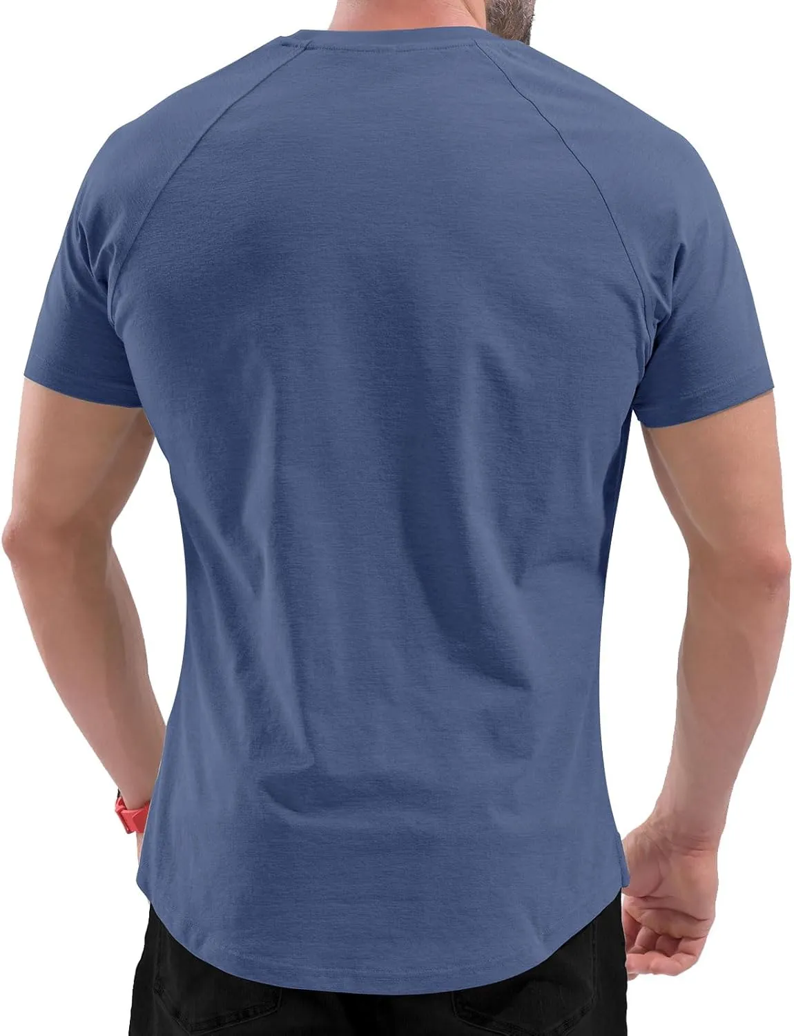 DEOLAX Mens T Shirt Fashion Muscle Crew Neck Mens Tee Shirts Short Sleeve Casual Classic Dry Fit Mens Athletic Tee Shirts