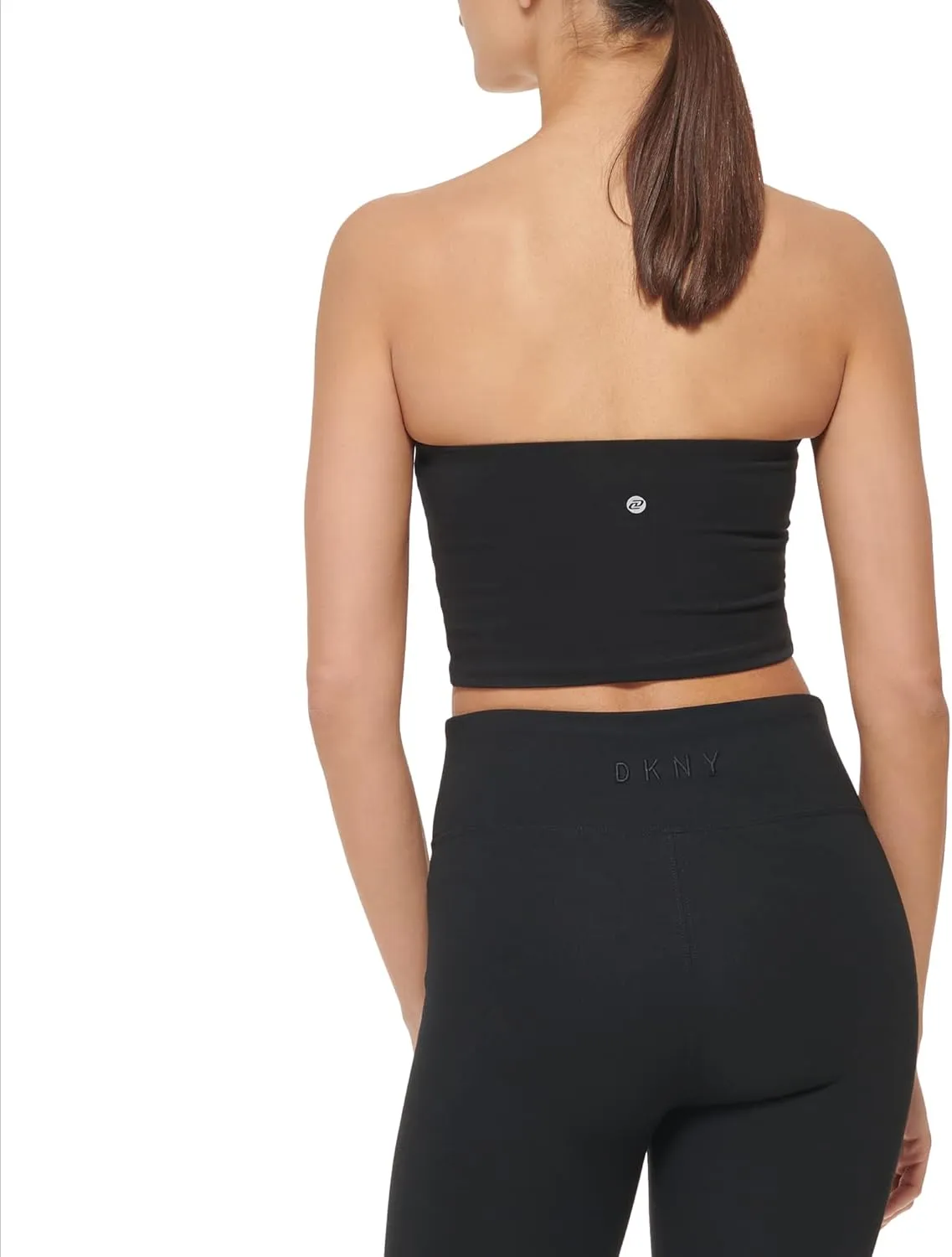DKNY Women's Sport Sleeveless Tube Logo Top