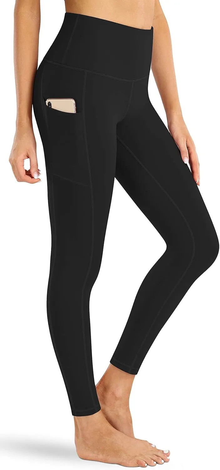 Fengbay 3 Pack High Waist Yoga Pants,Yoga Pants for Women Tummy Control Workout Pants 4 Way Stretch Leggings with Pockets