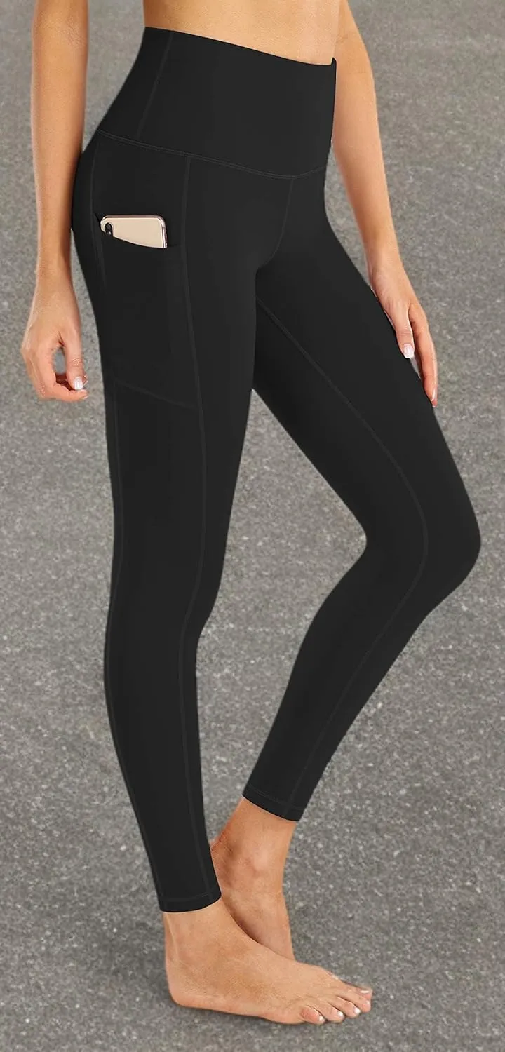 Fengbay 3 Pack High Waist Yoga Pants,Yoga Pants for Women Tummy Control Workout Pants 4 Way Stretch Leggings with Pockets