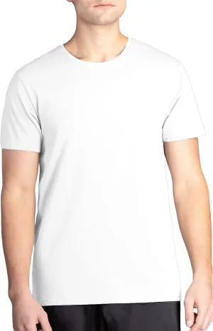 Fishers Finery Men's Classic Crew Neck Comfort Soft Keep Tucked Undershirt - Breathable Cotton Modal Blend T-Shirt