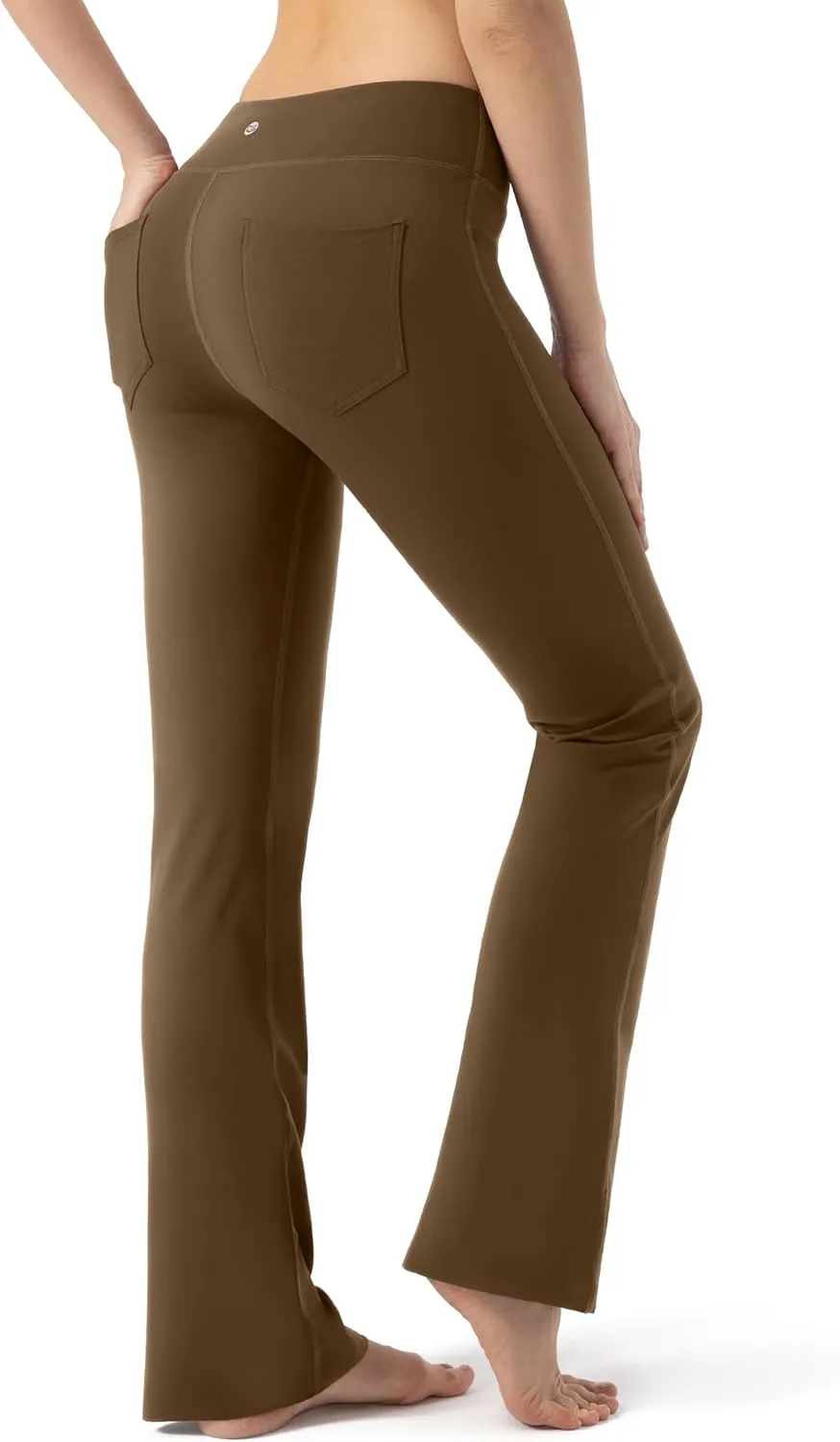 G Gradual Women's Yoga Pants 4 Pockets High Waist Dress Pants Tall Bootcut Work Pants