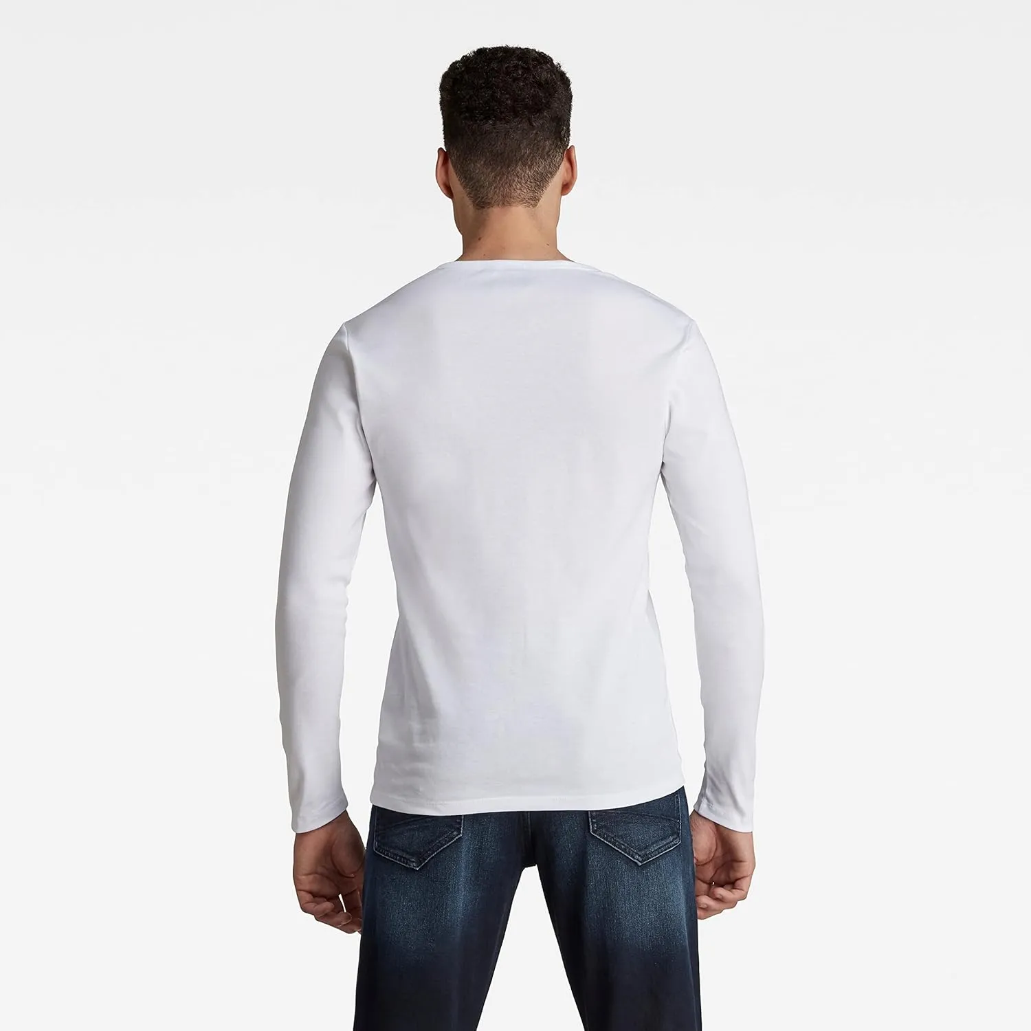 G-Star Raw Men's Base Round Neck Tee Long Sleeve 1-Pack