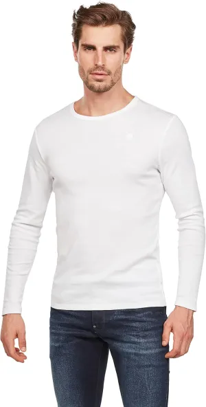 G-Star Raw Men's Base Round Neck Tee Long Sleeve 1-Pack
