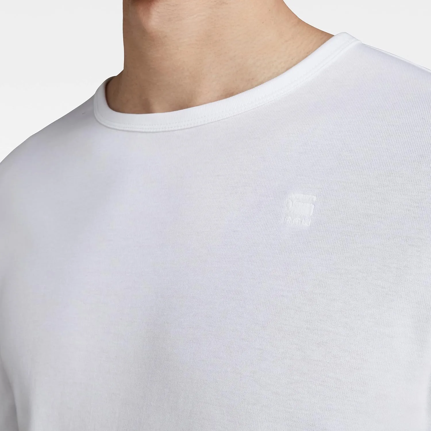 G-Star Raw Men's Base Round Neck Tee Long Sleeve 1-Pack