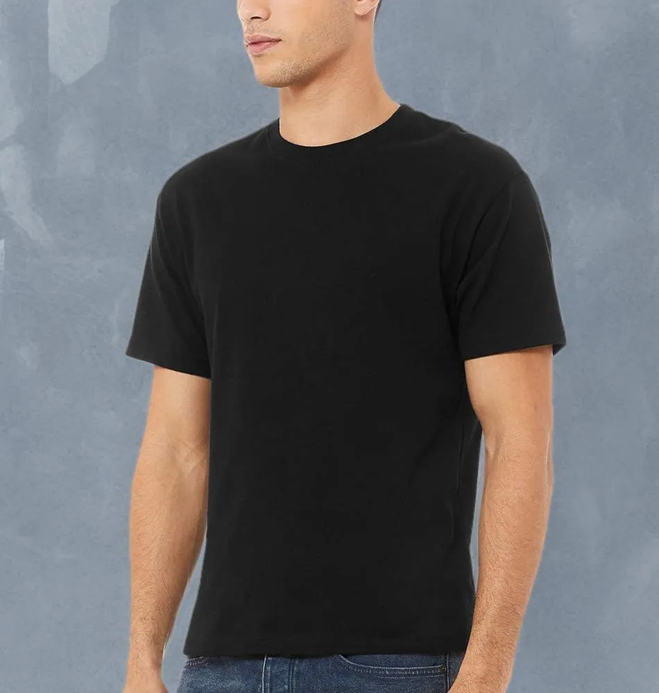 Go2 Men's Heavyweight Cotton Short Sleeve T-Shirt, Made in USA
