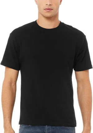 Go2 Men's Heavyweight Cotton Short Sleeve T-Shirt, Made in USA