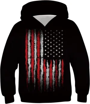 Goodstoworld Boys Girls Warm Fleece 3D Graphic Hoodies Sweatshirt with Pockets Size 5-16 Years