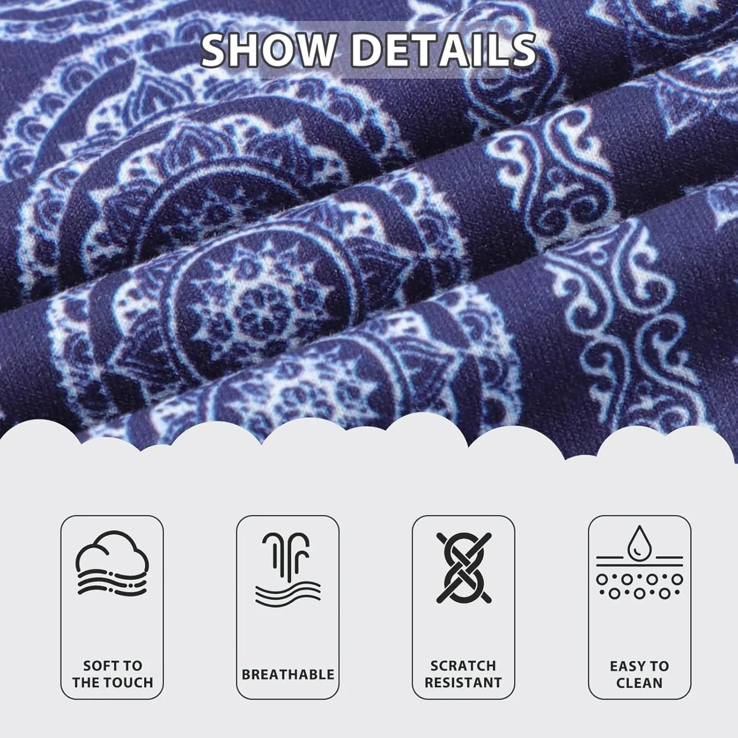 Gracyoga Women's Comfy Pajama Pants Wide Leg Lounge Palazzo Yoga Pants Stretch Casual Floral Print Fold Waist Pants