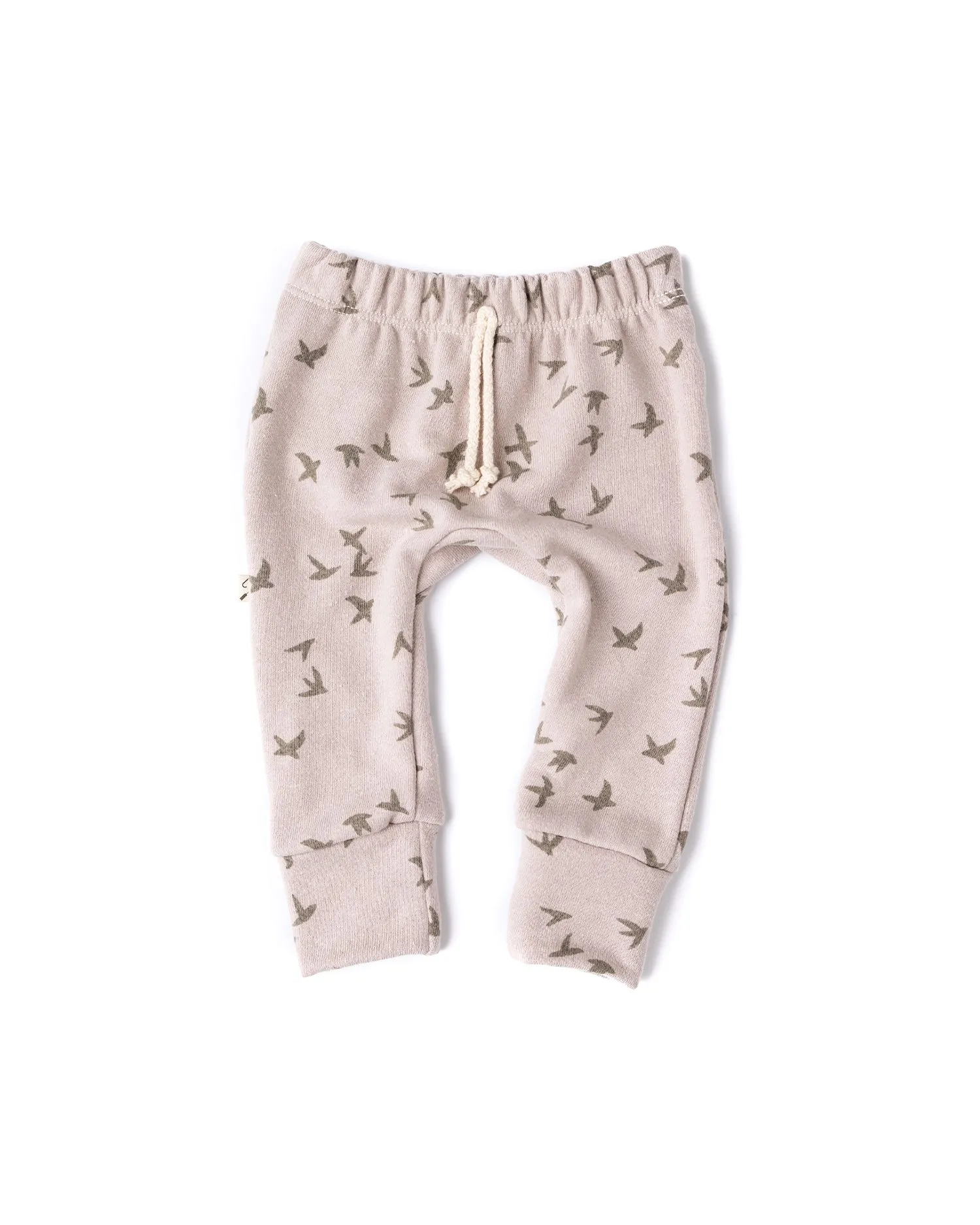 gusset pants CO - birds on mushroom