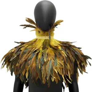 Halloween Cloak Cosplay Party Cape Women Role Play Shawl Unisex Masquerade Party Dress Up Costume Accessories Yellow