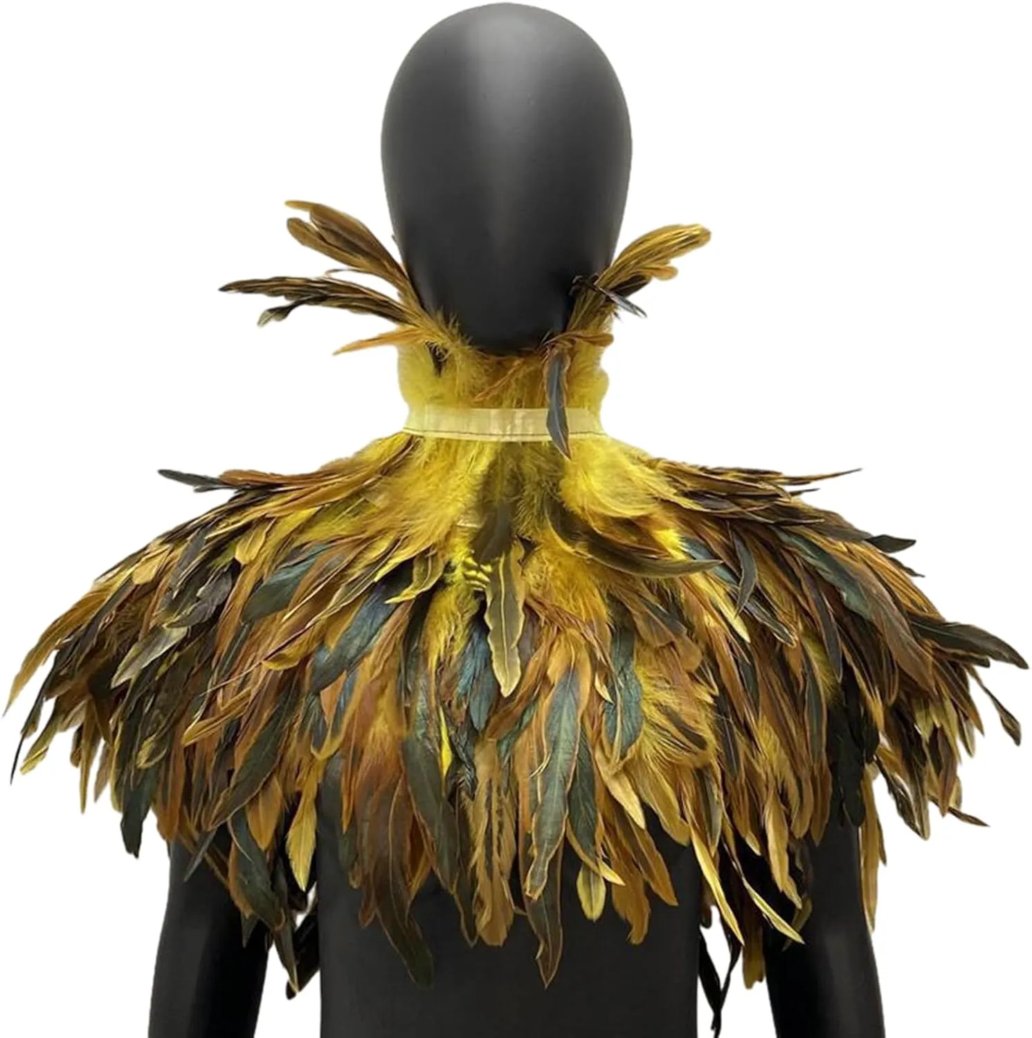 Halloween Cloak Cosplay Party Cape Women Role Play Shawl Unisex Masquerade Party Dress Up Costume Accessories Yellow