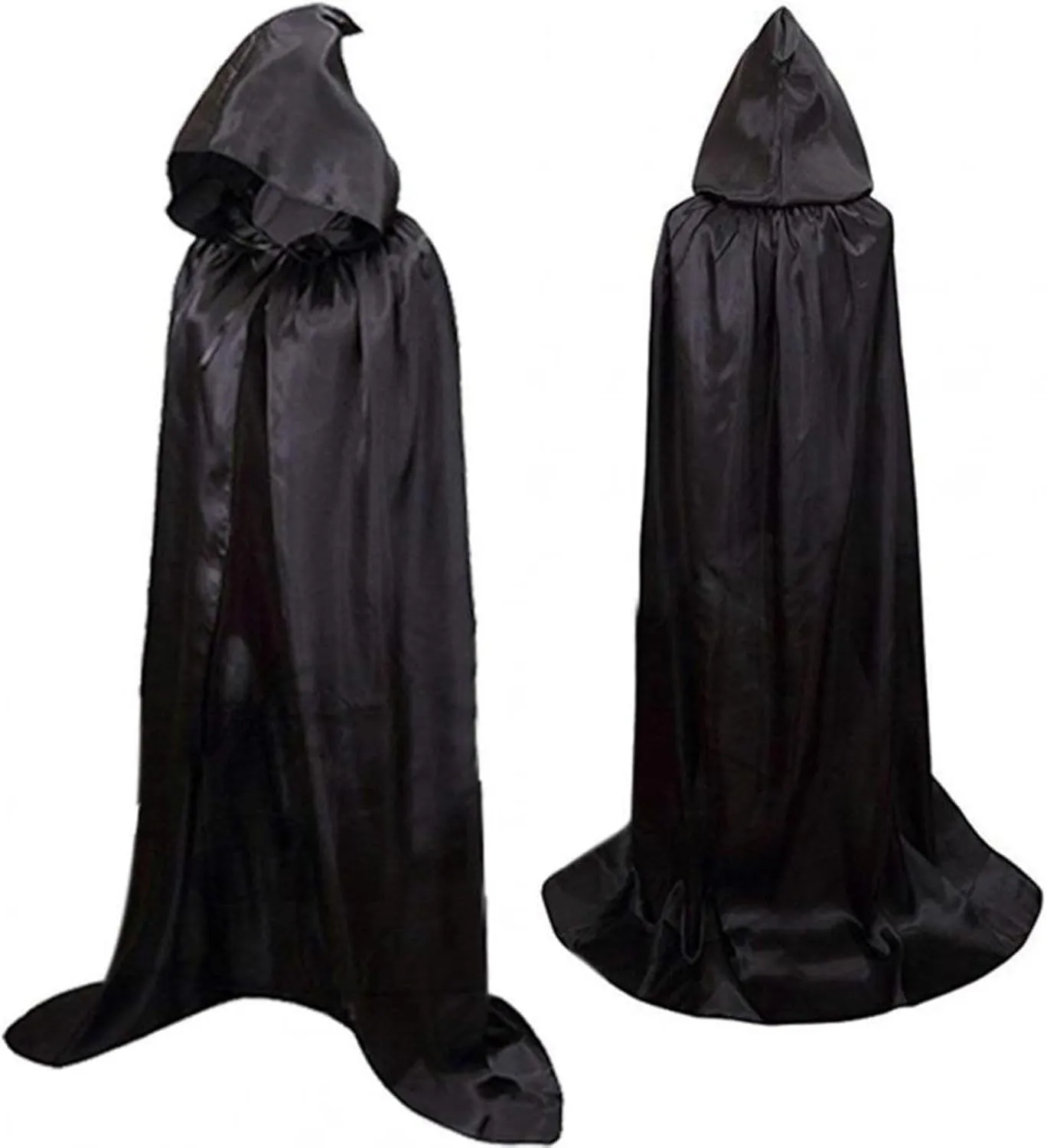 Halloween Leisure Fashion Apparel Witch Cloak Cape Pointed Hat Cape Cape Cape Gothic T Shirt Dress